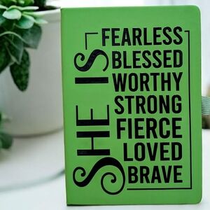 Green Inspirational Notebook